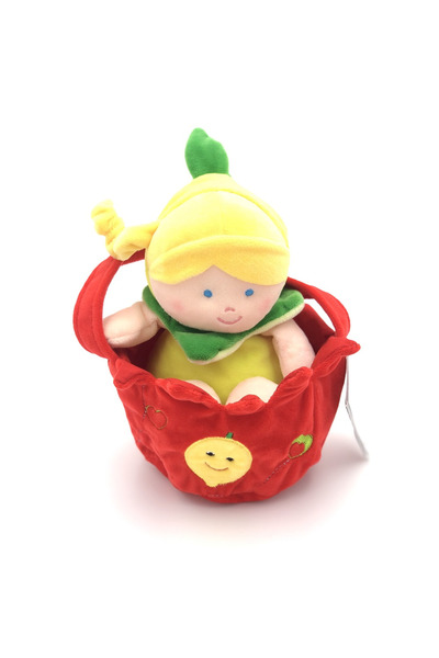 OEM Jucarie de plus Gentuta rosie cu papusa 23x20 cm