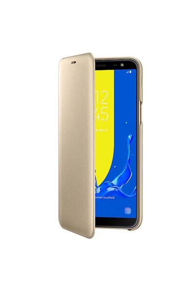 Samsung Husa de protectie Galaxy J6(2018) wallet cover gold