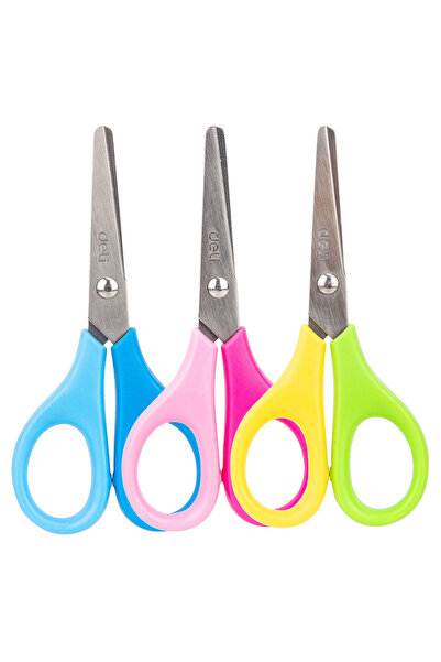 Deli foarfece școlare 11,5 cm bicolore