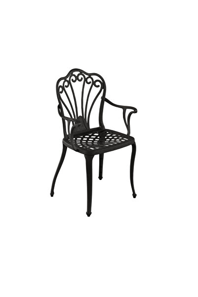 HubRom Scaun de grădină, ISTANBUL 43x42x50x91 cm Negru