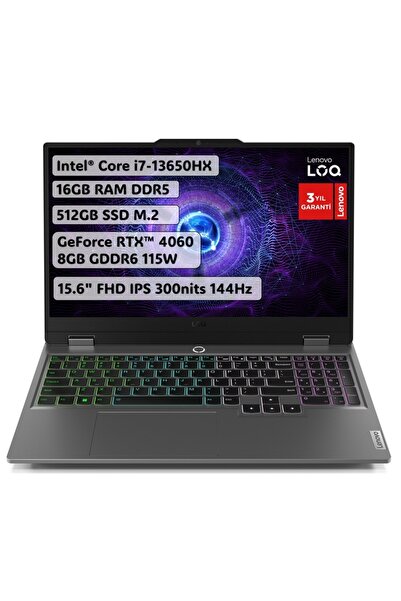 LENOVO LOQ 15IRX9 Intel Core i7-13650HX 16GB 512GB SSD GeForce RTX 4060 8GB 1...