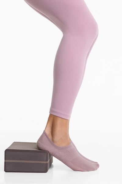 Oysho 2 pairs of cotton blend yoga and Pilates socks