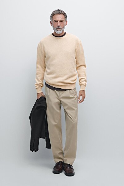 Massimo Dutti Yün karışımlı bisiklet yaka kazak