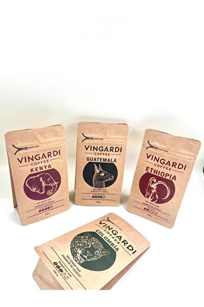 Vingardi Dünya Kahveleri Tanışma Paketi 4'lü