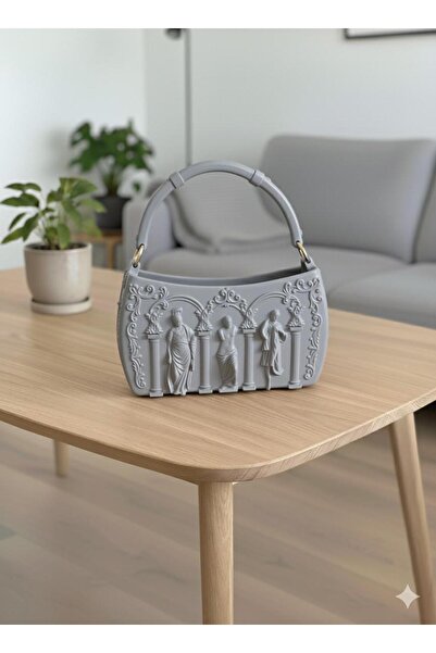 EDESİNG Antique Textured Vintage Evening Dress Bag