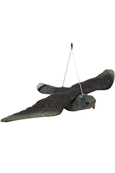 KESNUP Διακοσμητικό γεράκι με φτερά εν πτήσει, μαύρο / γκρι