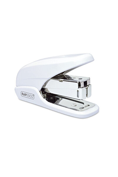 Rapesco Capsator din plastic X5-Mini, alb, cu 20 de coli