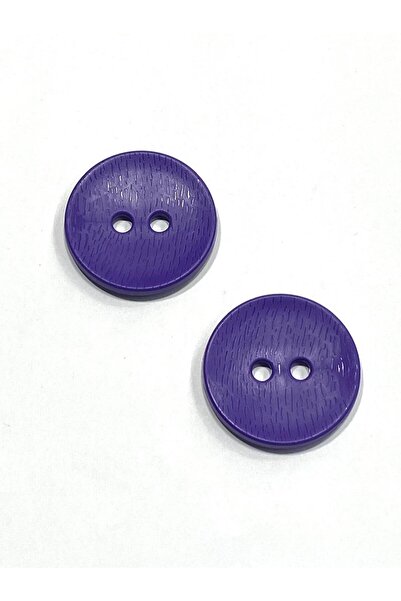 karantuhafiye Πλαστικό κουμπί γιγαντιαίου μεγέθους / Κουμπί ζακέτας αθλητικού παλτό / Σετ 2 τεμαχίων / 4,7 εκ. / Μωβ