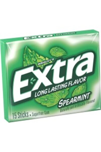 Wrigleys Wrigley's Extra Spearmint Gum 15 Piece Slim Pack - Menthol 41g