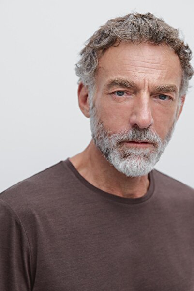 Massimo Dutti Yünlü kısa kollu t-shirt