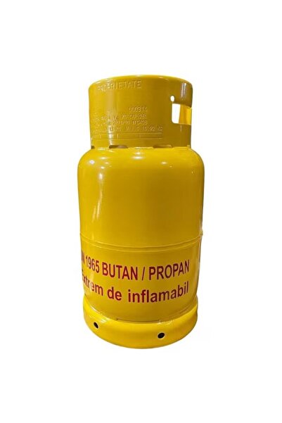 Heber Heber® metal LPG cylinder with collar, 26 L, 12.9 kg, 1/2 thread, non-gas-filled