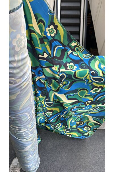 Butik DİJİTAL BASKILI TWİLL SATEN KUMAŞ /150 CM