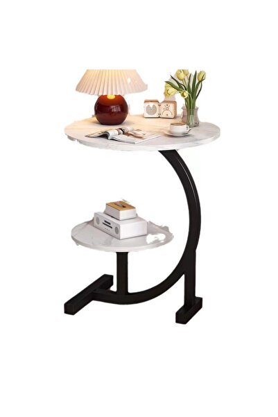 Un “Stylish and versatile marble side table”