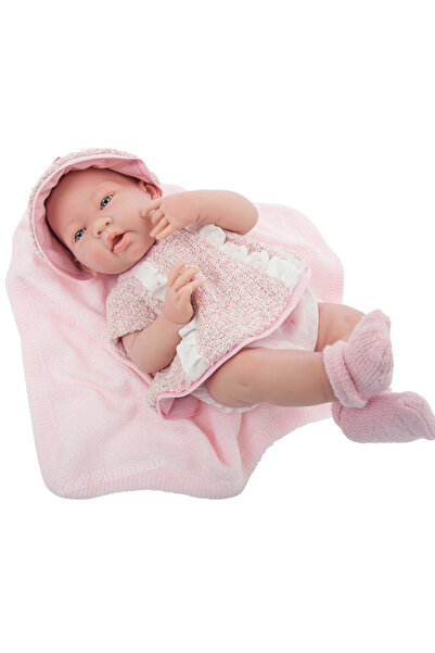 JC TOYS Baby doll La newborn RG in pink outfit 38 cm