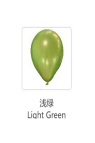 Flippy Set 12 Baloane Latex Cheome, 13 cm, Verde Lime