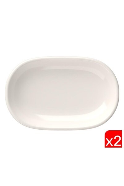 tabakevi Tabak Evi Magnus Oval Kayık Tabak 18x11x2,50cm 2 Lİ