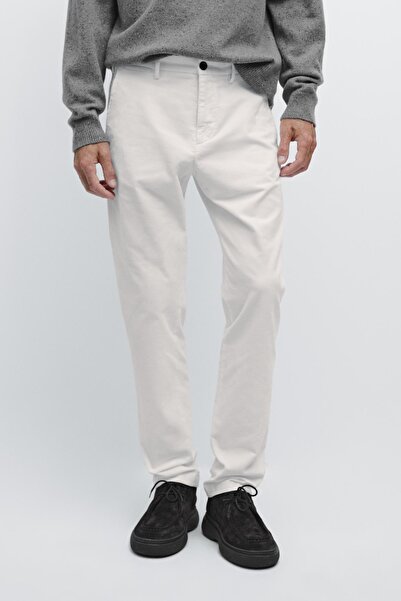 Massimo Dutti Fitilli kadife slim fit pantolon
