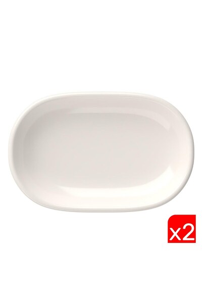tabakevi Tabak Evi Magnus Oval Kayık Tabak 23x15x3cm 2 Lİ