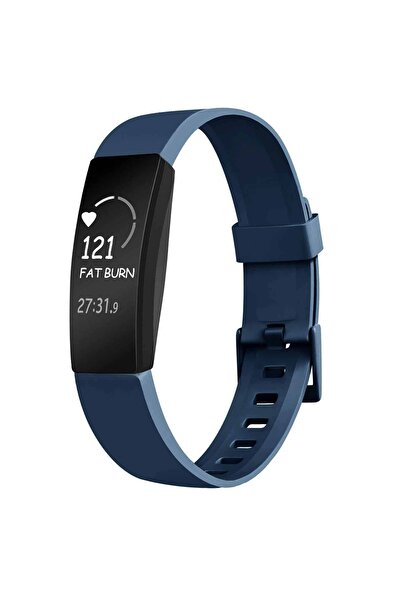Edman Curea de brățară pentru Fitbit Inspire, mărimea L, albastru închis