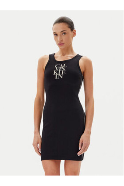 Calvin Klein Jeans Γυναικείο καθημερινό φόρεμα LV044C203G Πολύχρωμο