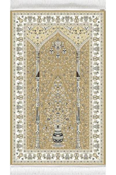 Turkrugs Saray Halı Alem Serisi Namazlık – Modal ipek İplik, Yumuşak Dokulu v...