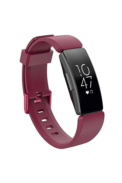 Edman Curea de brățară pentru Fitbit Inspire, mărimea S, culoare vișinie