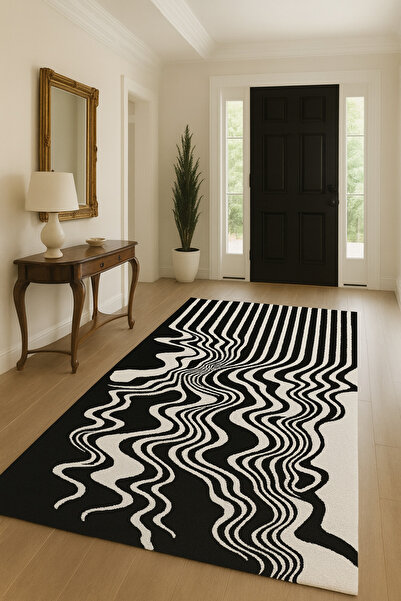 Rugs Modern Halı سجادة موسو ذات نمط مخطط منتشر للديكور mosso743