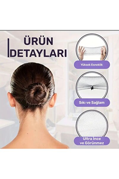 mirenza cosmetic Μαύρο δίχτυ μαλλιών 12 τεμαχίων, ανθεκτικό εύκαμπτο δίχτυ μαλλιών