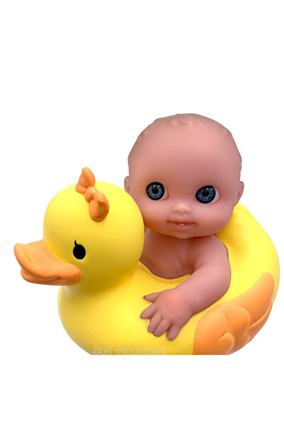 JC TOYS Baby doll swimming with a duckling ring