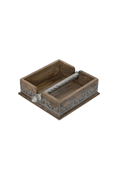 gg collection Wood/Metal Napkin Holder