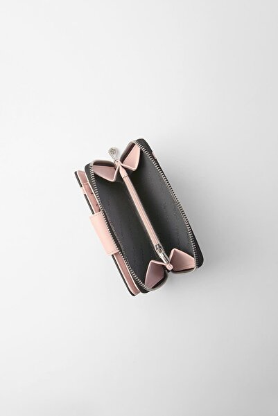 CENGİZ PAKEL Medium Size Women's Wallet – 65295m - Black/Powder