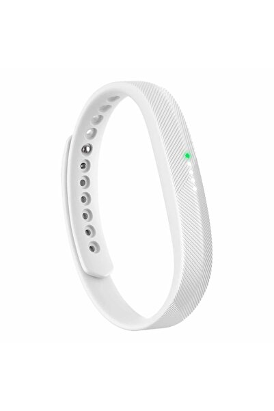 Edman Curea de brățară pentru Fitbit Flex 2, mărimea L, albă