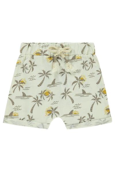 Civil Baby Hello Summer Empirme 6-18 Ay Şort - Ekru9-12 Ay