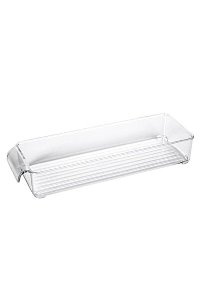 SHOPIENS Organizator frigider transparent din plastic Shopiens®, stivuibil, c...