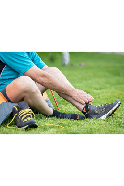 Try to Fly Short socks for mountain tourism LIGHT HIKING ANKLE SOCKS Anthracite