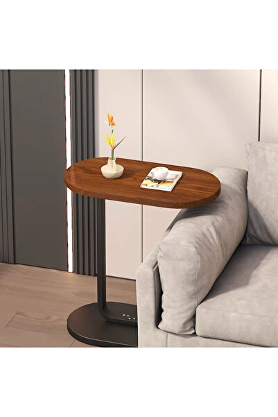 Un Modern wooden side table