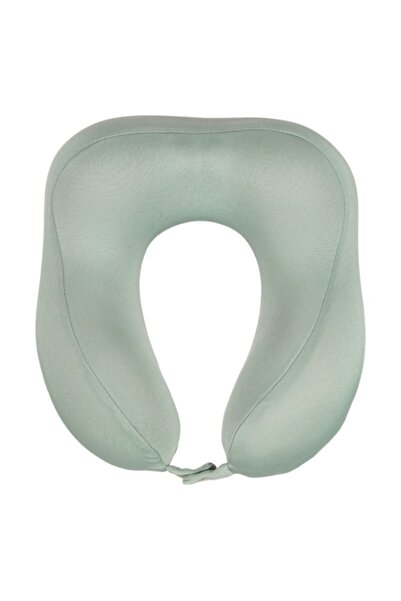 SHOPIENS Pernă anatomică de călătorie Shopiens® cu spumă cu memorie, gri, 28 cm