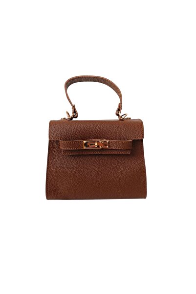 Bulutlife GEANTĂ VEYLA STYLE CU CUREA DE UMĂR, PIELE ARTIFICIALĂ TABA