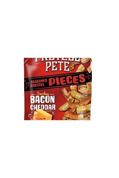 Pretzel Pete Bucăți de covrig cu bacon afumat și cheddar - brânză și bacon 160g