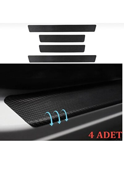 Genel Markalar Araç İçi Karbon Kapı Eşik Bandı Kapı Eşiği Folyo Orijinal Hava...