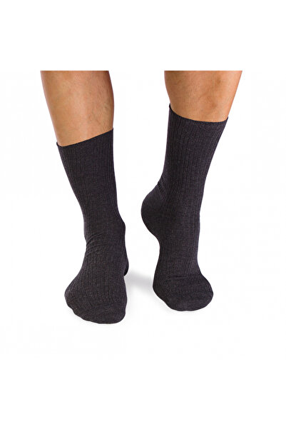 Pirin Hill Sosete bumbac lungi fara elastic Antracit