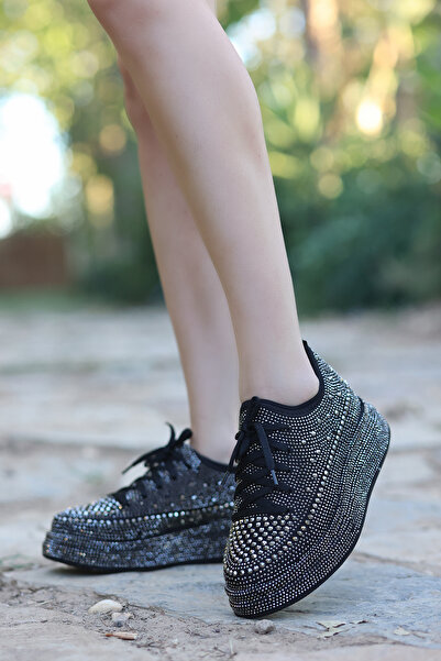 kajal ayakkabı Αθλητικά παπούτσια με πέτρα με χοντρή σόλα LJN 199