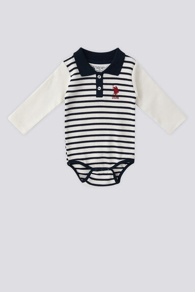 U.S. Polo Assn. Body pentru fetițe U.S. Polo Assn, albastru marin