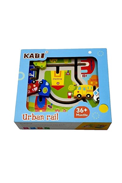 OEM Kabi Wooden Motor Maze Educational Toy with Cars, Multicolor, 36 months+