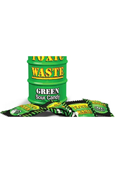 Toxic Waste Bomboane acrișoare Drum (verzi) - bomboane acrișoare cu fructe 42g