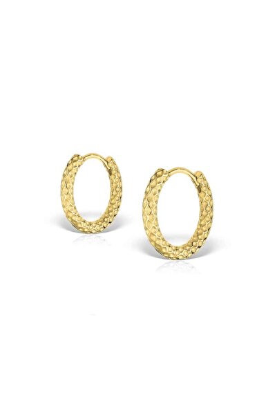 Hinari Cercei din argint 925, model scoarță de copac