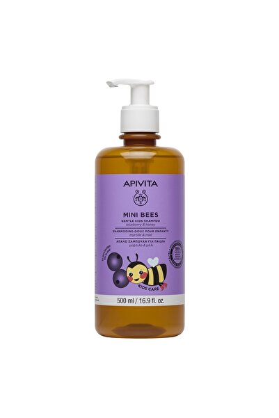 Apivita Mini Bees Blueberry and Honey Shampoo for Children, 500 ml