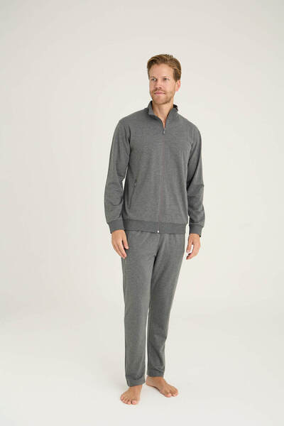 KLY 95% Cotton Men's Zippered Tracksuit Set Stylish Design