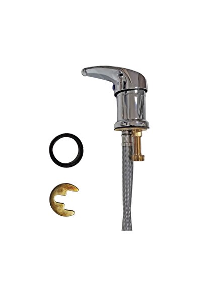 Diart Chrome Faucet and Retractable Shower Hose for Washing Units