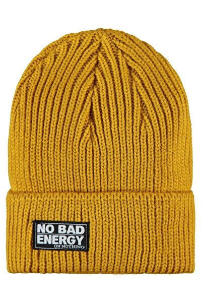 Civil Boys No Bad 2-5 Yaş Şapka Bere - Hardal Standart